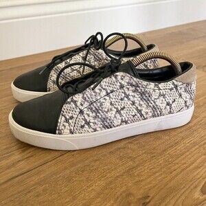 Cole Haan W15430 Grandpro Spectator 2.0 Sneakers Gray Black Snake